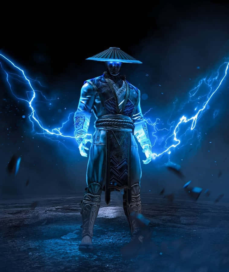 Raiden, The Thunder God In Mortal Kombat Wallpaper