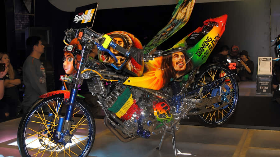 Raider 150 Fi Custom Design Wallpaper