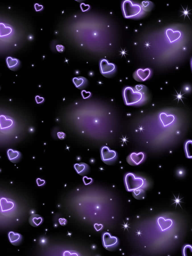 Rain Purple Heart Pfp Wallpaper