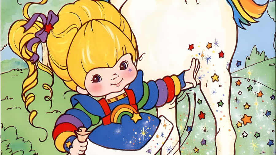 Rainbow Brite And Starlight Horse Wallpaper