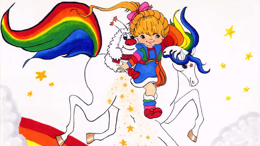 Rainbow Brite And Starlite Wallpaper