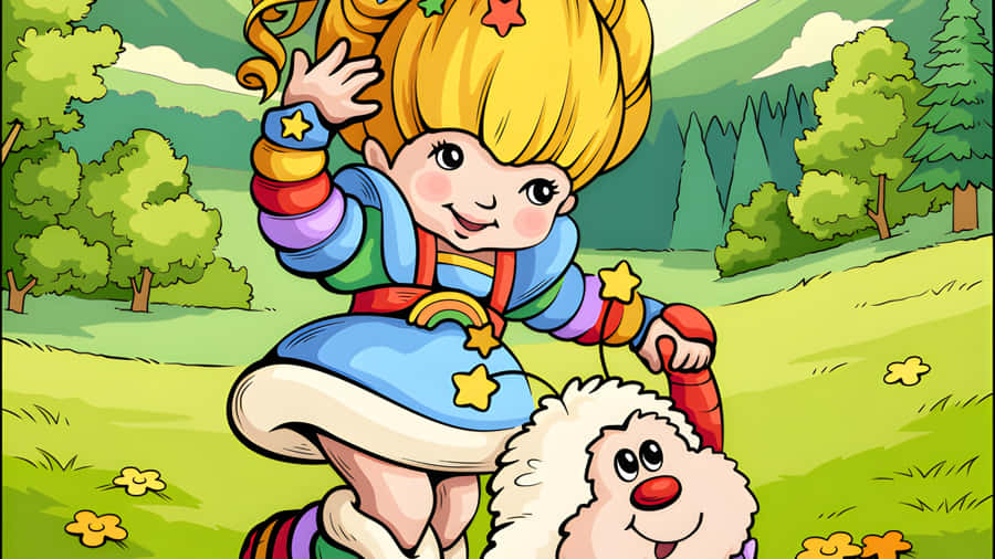 Rainbow Brite And Twink Puppy Wallpaper