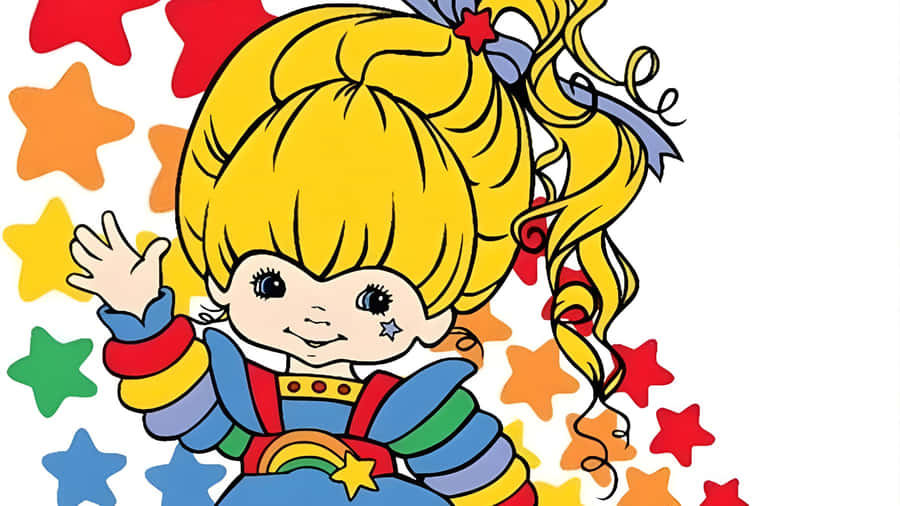 Rainbow Brite Character Art Wallpaper