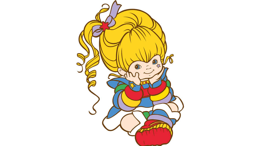 Rainbow Brite Sitting Cute Wallpaper