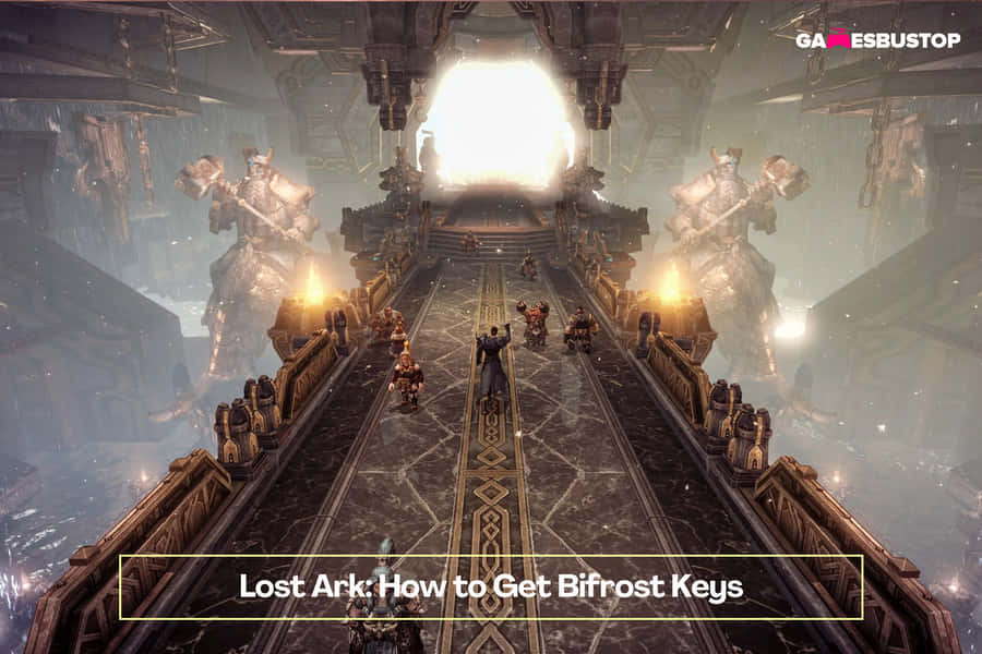 Rainbow Colors Of The Mystical Bifrost Wallpaper