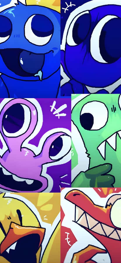 Rainbow Friends Iphone Wallpaper Wallpaper