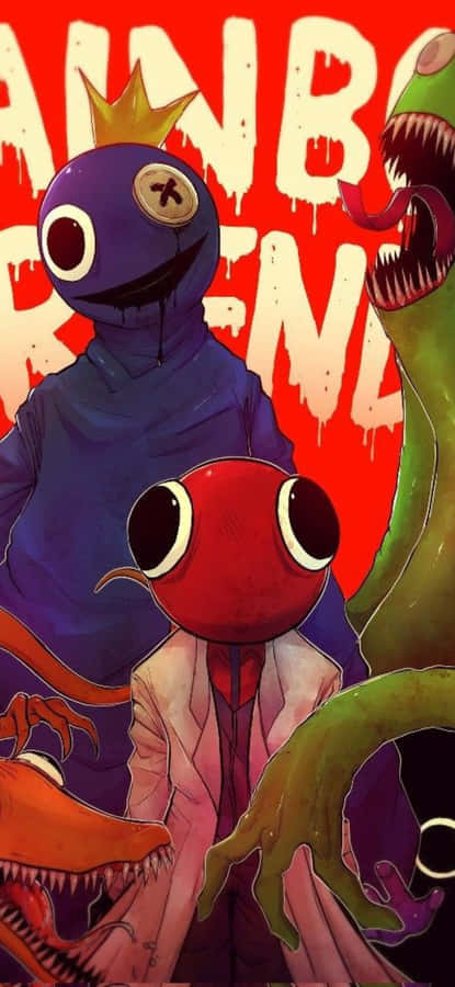 Rainbow Friends Iphone Wallpaper Wallpaper