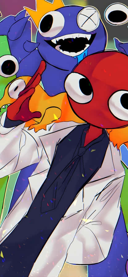 Rainbow Friends Iphone Wallpaper Wallpaper