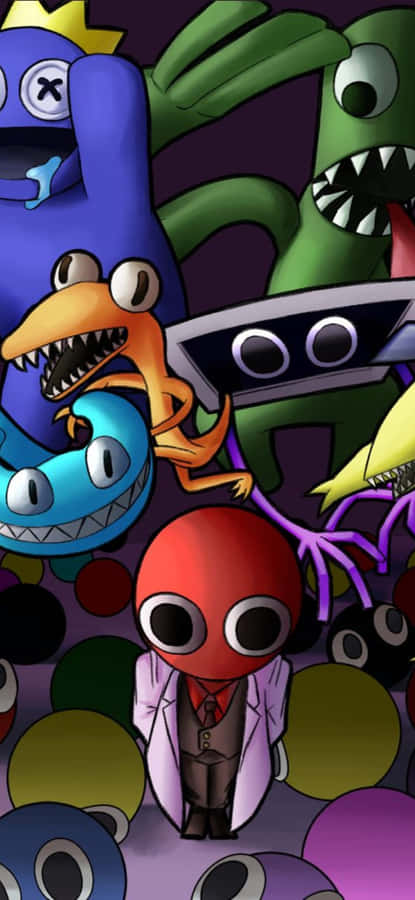 Rainbow Friends Iphone Wallpaper Wallpaper