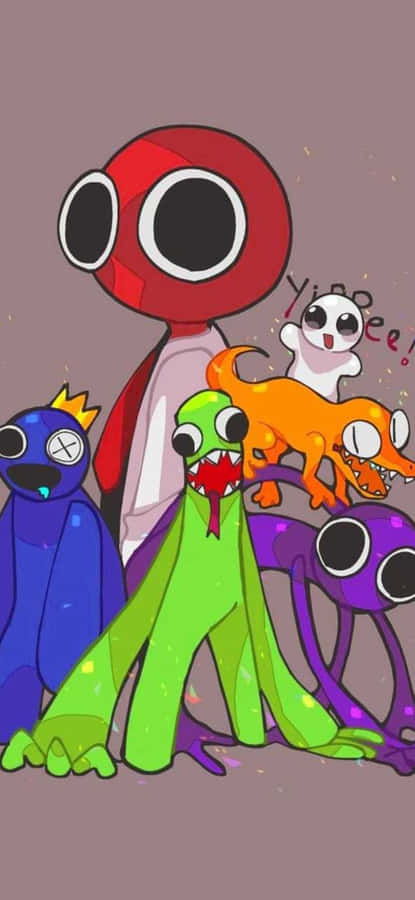 Rainbow Friends Iphone Wallpaper Wallpaper