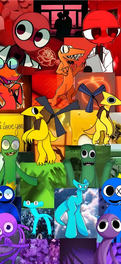 Rainbow Friends Iphone Wallpaper Wallpaper