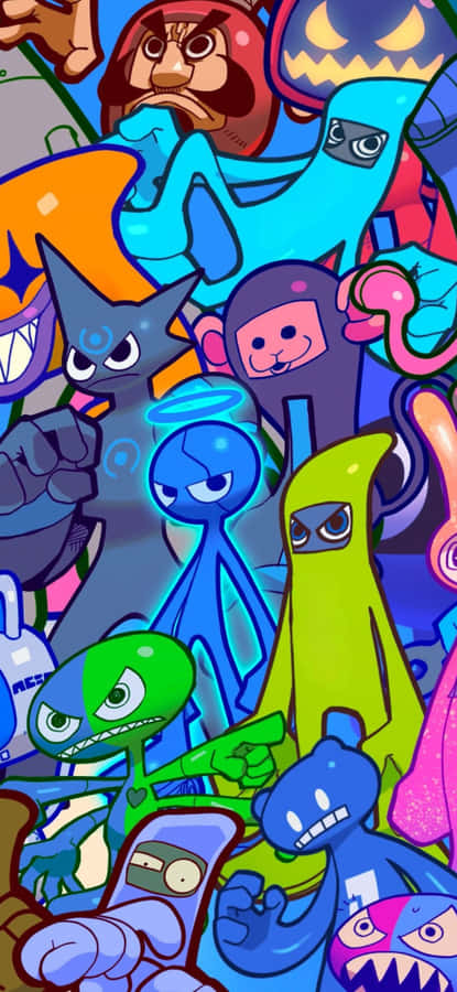 Rainbow Friends Iphone Wallpaper Wallpaper