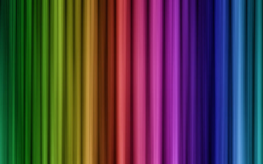 Rainbow Of Vertical Lines Wallpaper