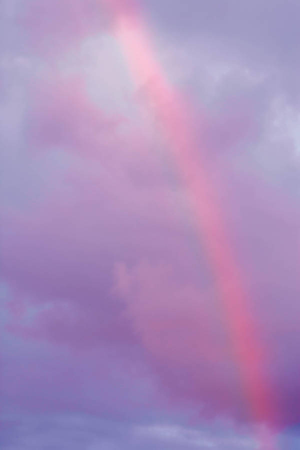 Rainbow Purple Clouds Wallpaper
