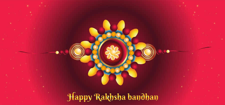 Raksha Bandhan Festival Greeting Wallpaper