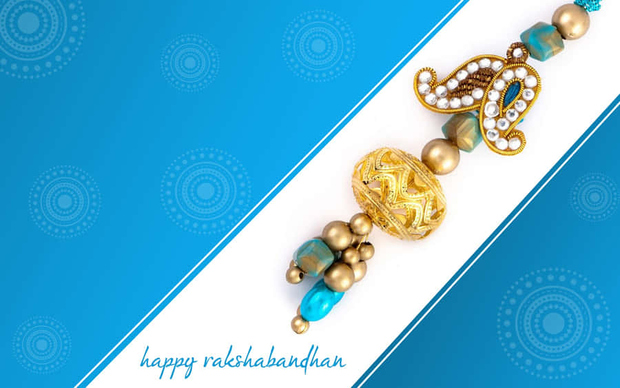 Raksha Bandhan Festive Greeting Card Wallpaper