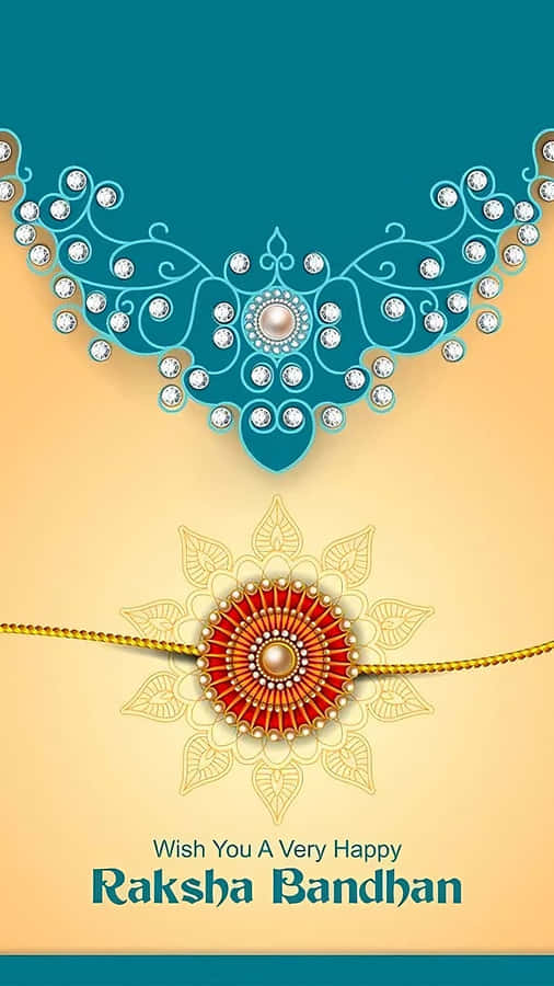 Raksha Bandhan Greeting Card Wallpaper