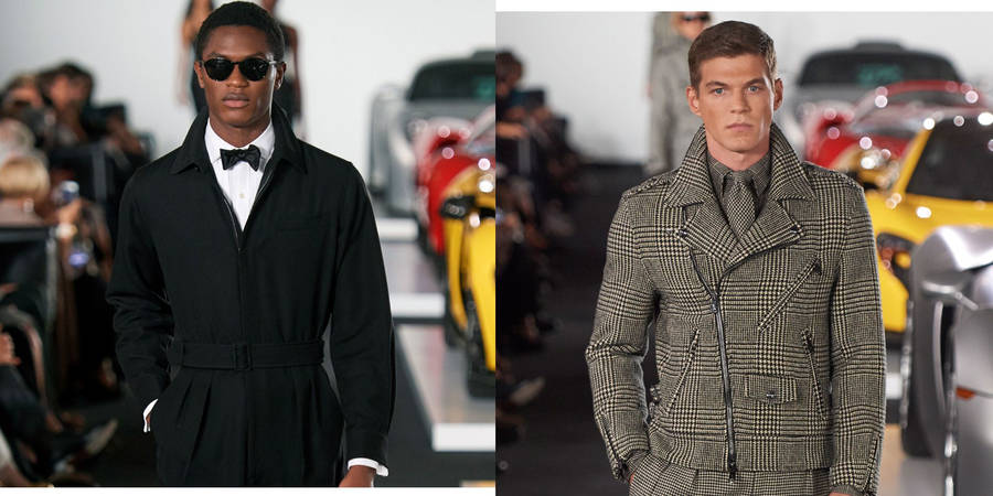 Ralph Lauren Corporation Two Male Models Wallpaper