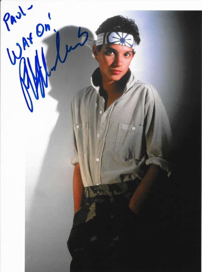 Ralph Macchio Strikes A Pose Wallpaper