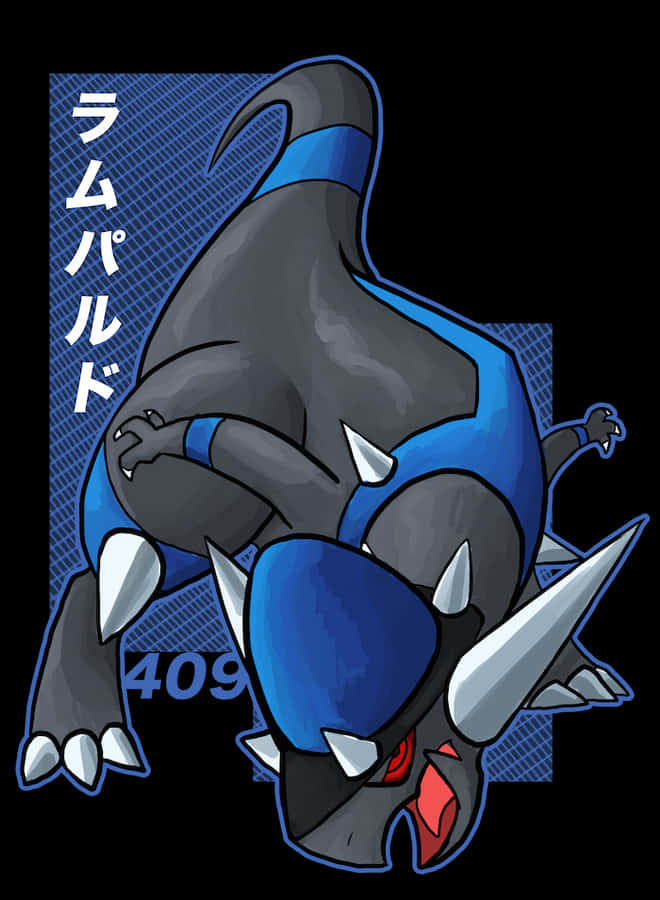 Rampardos Screeching Wallpaper