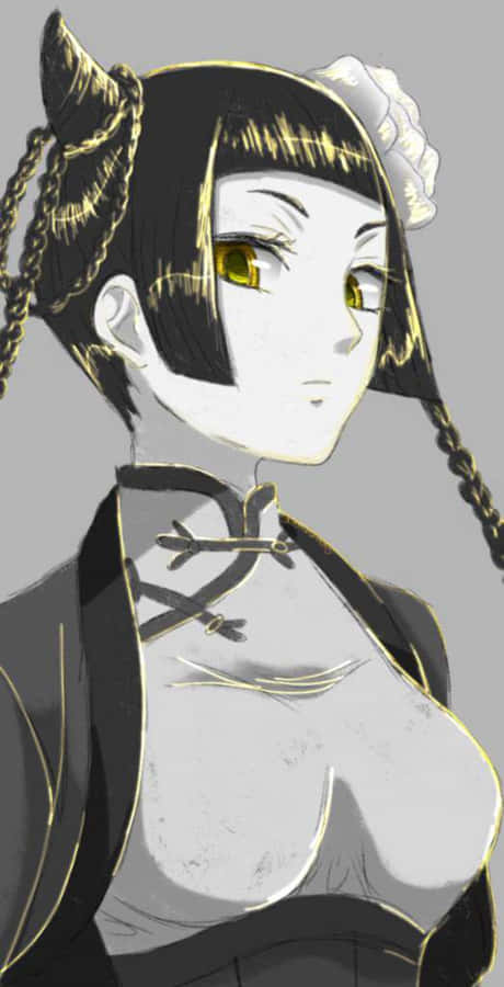 Ran-mao In A Captivating Pose Wallpaper