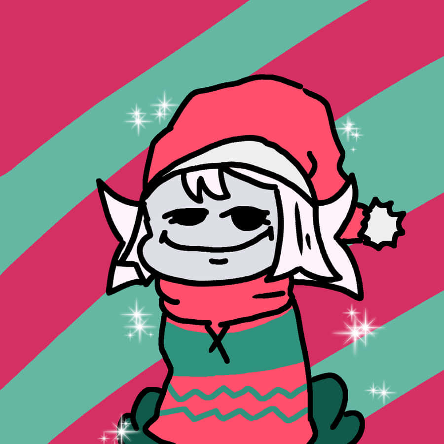 Random Pfp Green And Red Elf Wallpaper