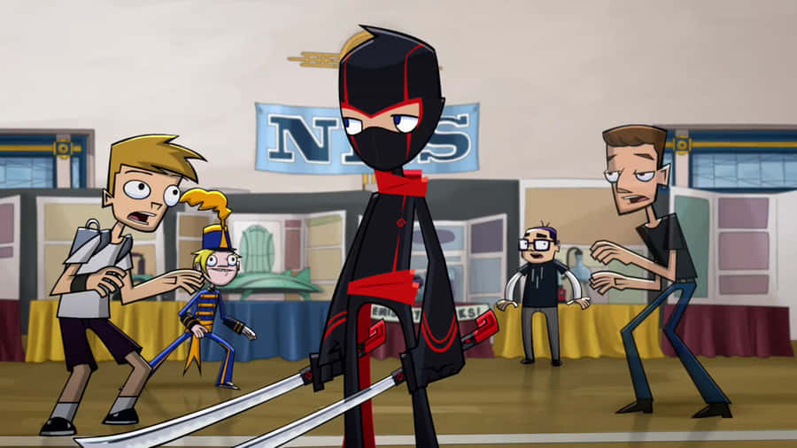 Randy Cunningham 9th Grade Ninja Dual Wielder Wallpaper