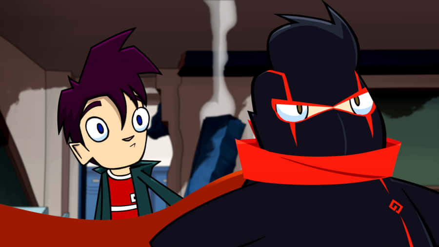 Randy Cunningham 9th Grade Ninja In A Car Wallpaper