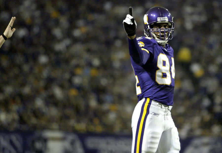 Randy Moss Celebrating Touchdown Wallpaper