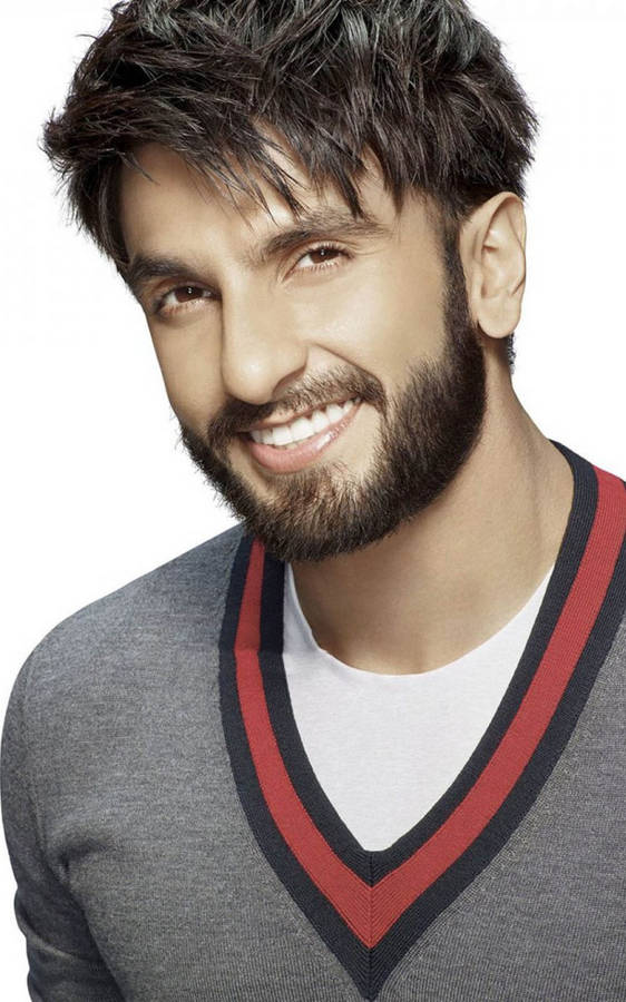 Ranveer Singh Close-up Smile Wallpaper