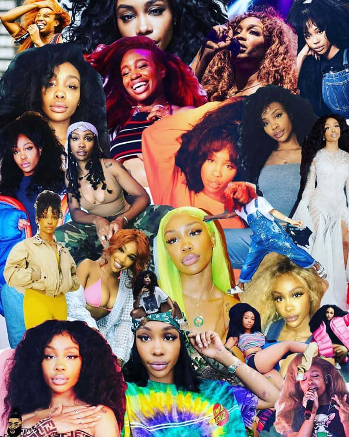 Rap Collage Sza Wallpaper
