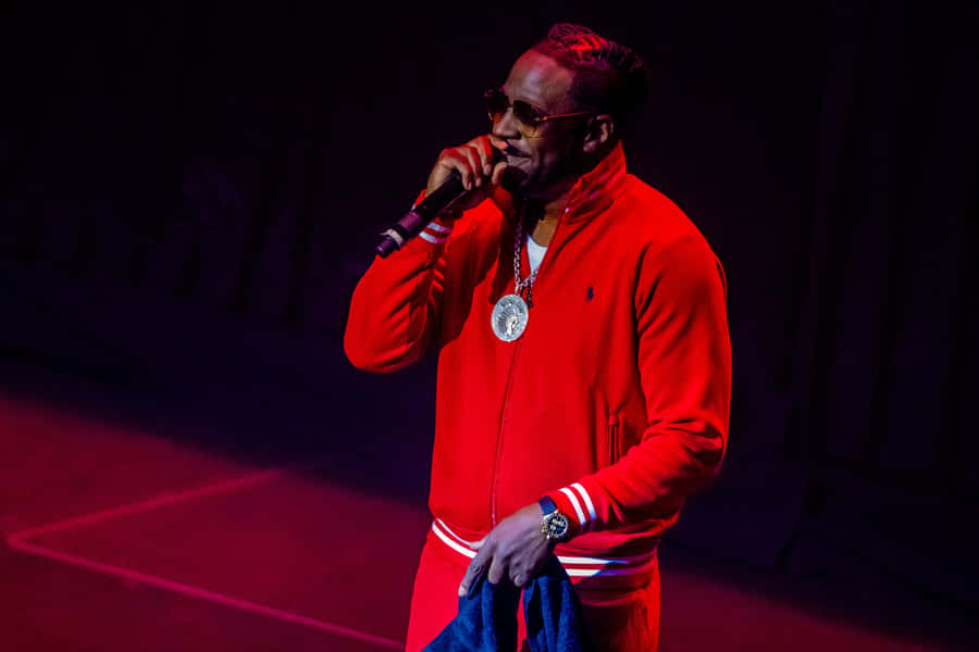 Rapperin Red Performance.jpg Wallpaper