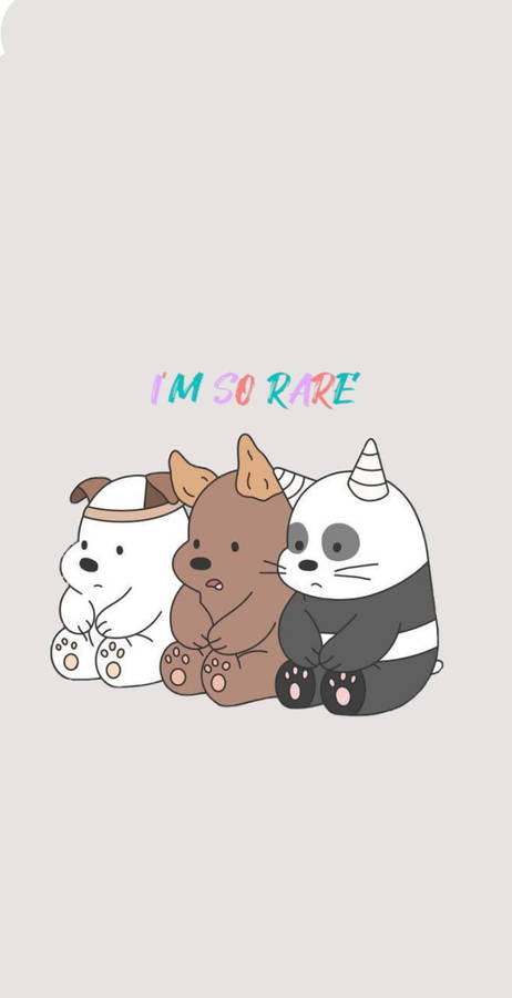 Rare We Bare Bears Aesthetic Wallpaper