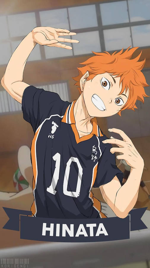 Reach For The Stars With Hinata Shouyou Wallpaper