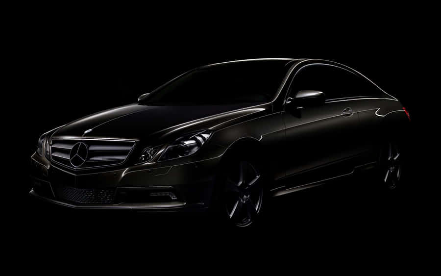 Reaching New Heights In Luxury - The Mercedes Black Wallpaper