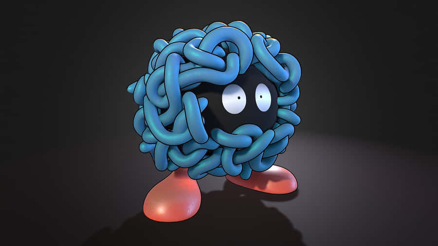 Realistic Tangela Rendering Wallpaper