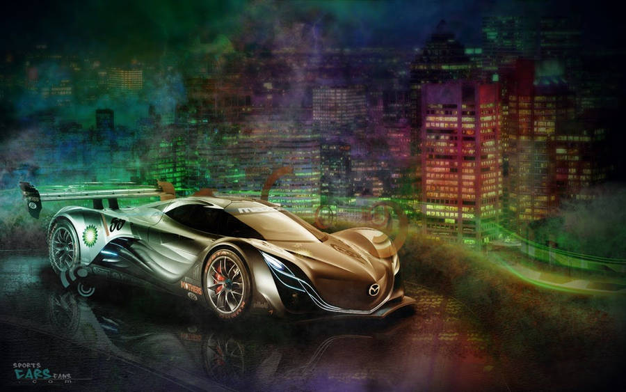 Really Cool Cars Silver Mazda Furai Wallpaper