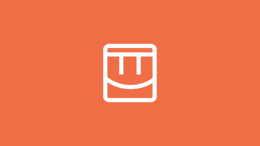 Rec Room Logo Orange Background Wallpaper