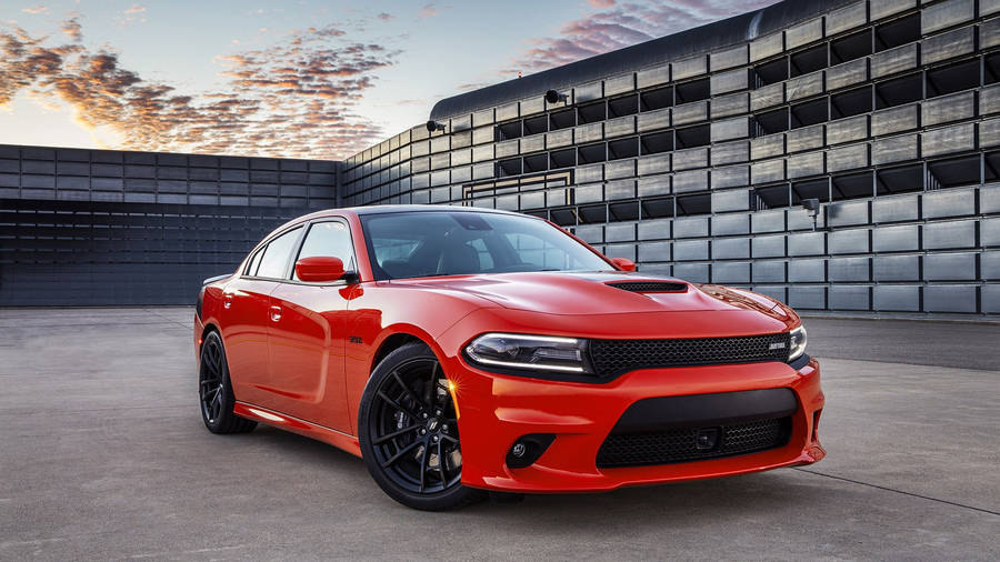 Red 2018 Dodge Charger Srt392 Wallpaper