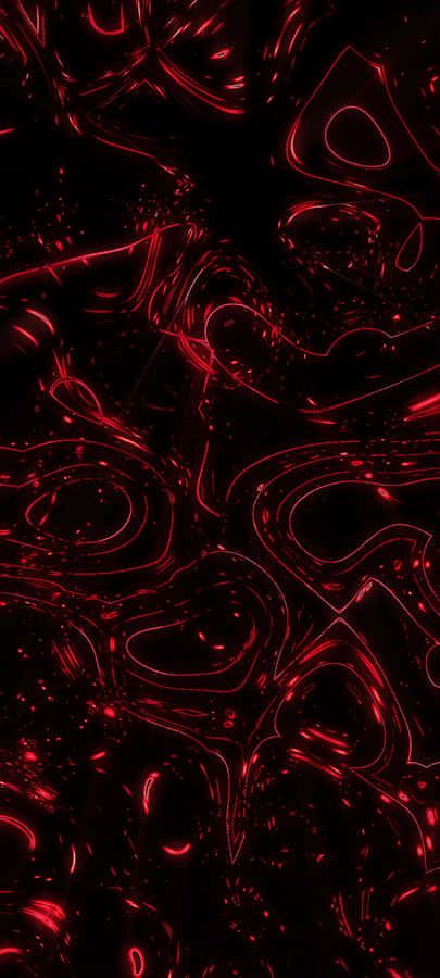 Red Abstract Liquid Motion Wallpaper