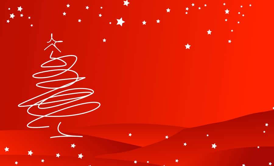 Red Aesthetic Christmas Wallpaper