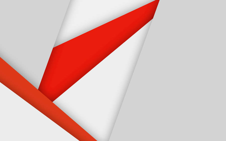Red And White Android Material Design Wallpaper