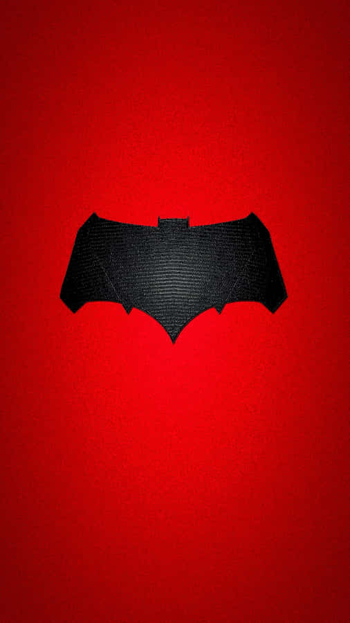Red Batman Logo 750 X 1334 Wallpaper