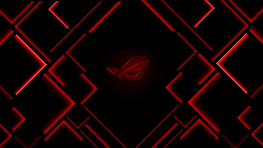 Red Black R O G Logo Background Wallpaper