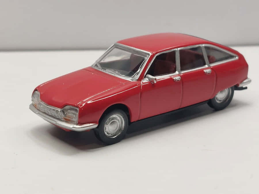 Red Citroen G S Model Car Wallpaper