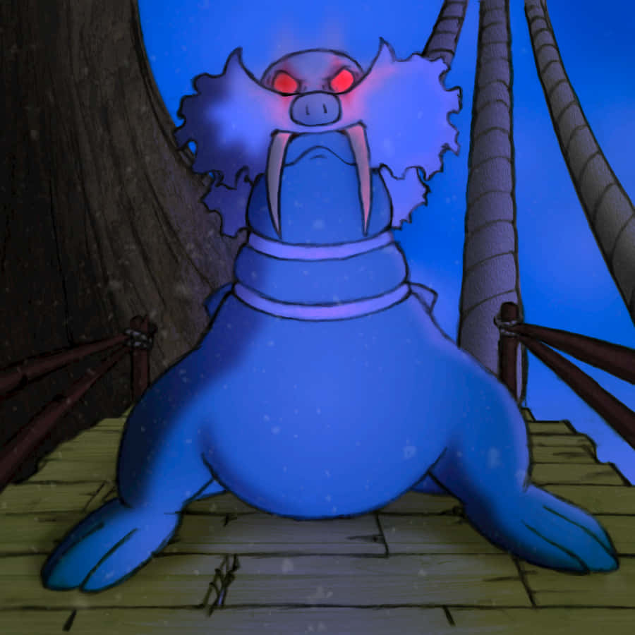 Red Eyes Of Walrein Wallpaper