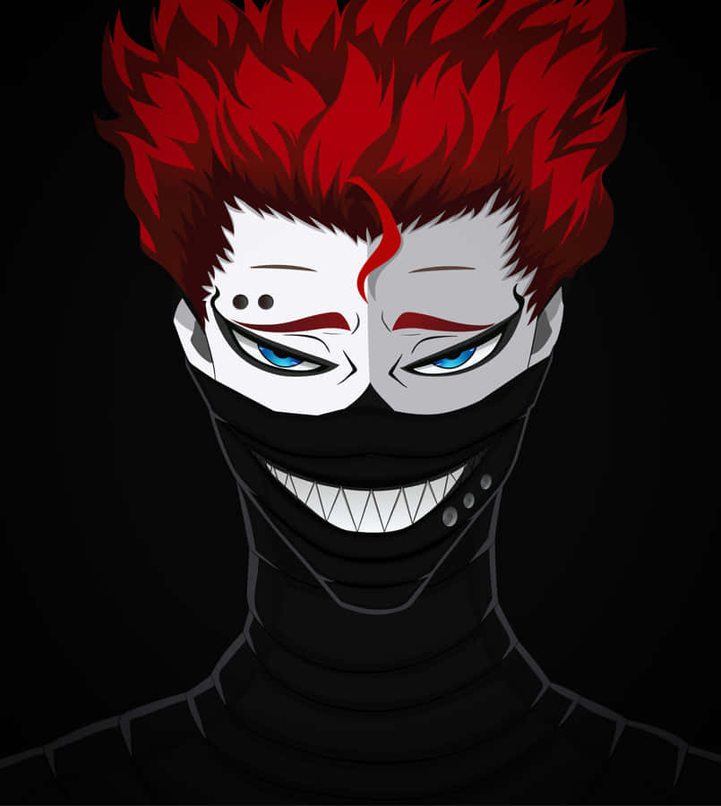 Red Haired Anime Characterwith Mask Wallpaper