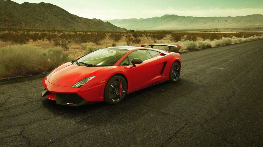 Red Lamborghini Gallardo Car Wallpaper