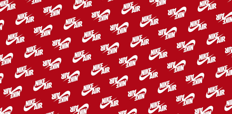 Red Nike - Highlighting Fashion And Performance Wallpaper