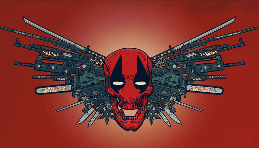 Red Skull Arsenal Artwork Wallpaper